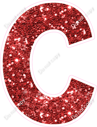 KG 18" Individuals - Red Sparkle C