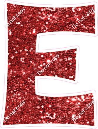 KG 18" Individuals - Red Sparkle E