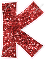 KG 18" Individuals - Red Sparkle K