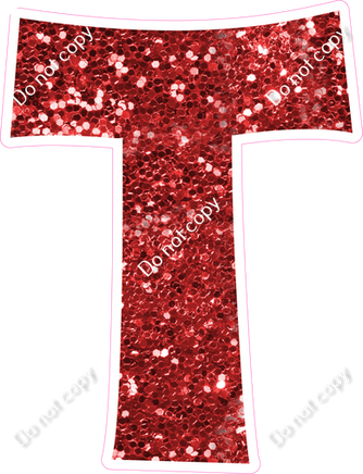 KG 18" Individuals - Red Sparkle T