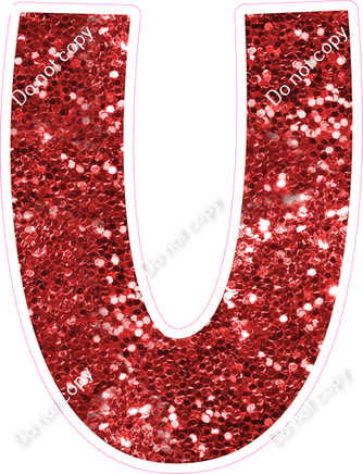 KG 18" Individuals - Red Sparkle U