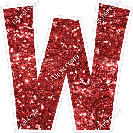 KG 18" Individuals - Red Sparkle W