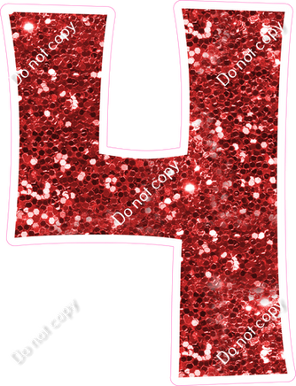 KG 18" Individuals - Red Sparkle 4