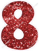 KG 18" Individuals - Red Sparkle 8