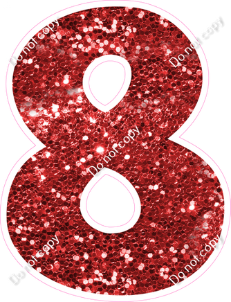 KG 18" Individuals - Red Sparkle 8