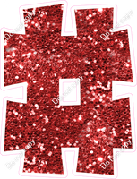 KG 18" Individuals - Red Sparkle #