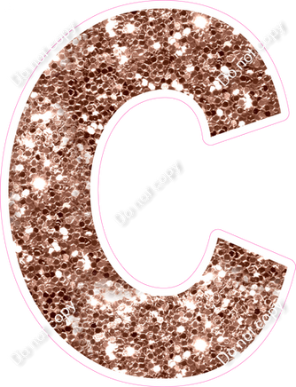 KG 18" Individuals - Rose Gold Sparkle C