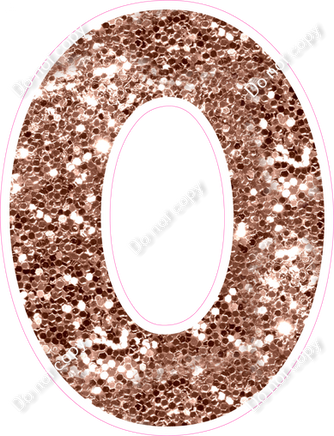 KG 18" Individuals - Rose Gold Sparkle O