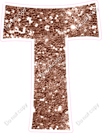 KG 18" Individuals - Rose Gold Sparkle T