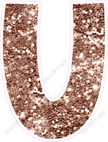 KG 18" Individuals - Rose Gold Sparkle U