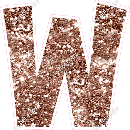 KG 18" Individuals - Rose Gold Sparkle W