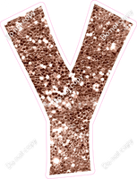 KG 18" Individuals - Rose Gold Sparkle Y