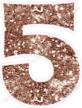 KG 18" Individuals - Rose Gold Sparkle 5