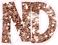 KG 18" Individuals - Rose Gold Sparkle ND