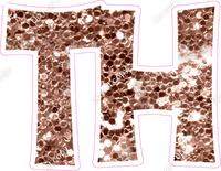 KG 18" Individuals - Rose Gold Sparkle TH