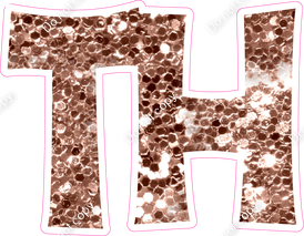 KG 18" Individuals - Rose Gold Sparkle TH