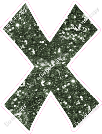 KG 18" Individuals - Sage Sparkle X