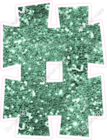 KG 18" Individuals - Sea Foam Sparkle #