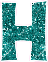 KG 18" Individuals - Teal Sparkle H