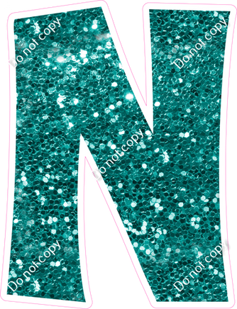 KG 18" Individuals - Teal Sparkle N