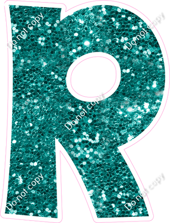 KG 18" Individuals - Teal Sparkle R