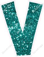 KG 18" Individuals - Teal Sparkle V