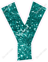 KG 18" Individuals - Teal Sparkle Y