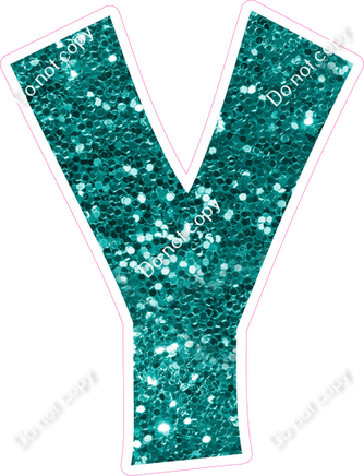 KG 18" Individuals - Teal Sparkle Y