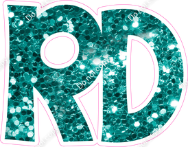 KG 18" Individuals - Teal Sparkle RD