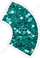 KG 18" Individuals - Teal Sparkle Apostrophe