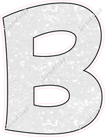 KG 18" Individuals - White Sparkle B