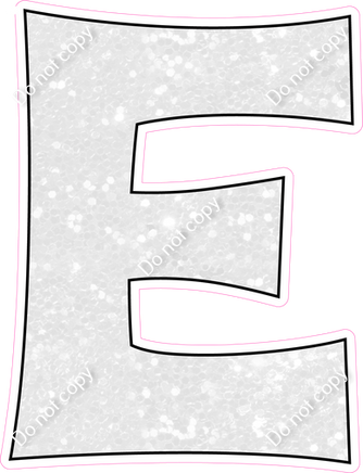 KG 18" Individuals - White Sparkle E