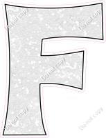 KG 18" Individuals - White Sparkle F