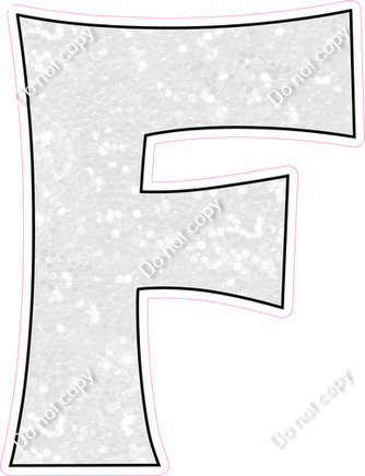 KG 18" Individuals - White Sparkle F