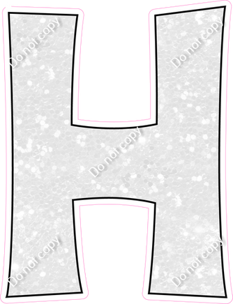 KG 18" Individuals - White Sparkle H