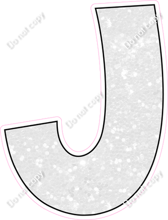 KG 18" Individuals - White Sparkle J