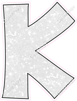 KG 18" Individuals - White Sparkle K