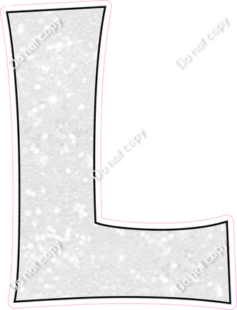 KG 18" Individuals - White Sparkle L