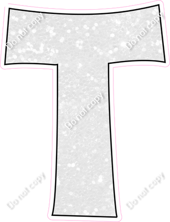 KG 18" Individuals - White Sparkle T