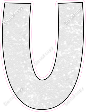 KG 18" Individuals - White Sparkle U