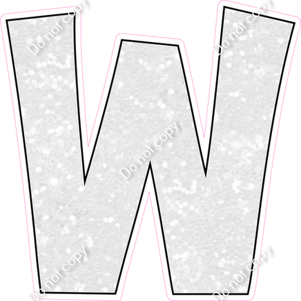 KG 18" Individuals - White Sparkle W