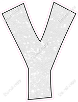 KG 18" Individuals - White Sparkle Y