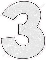 KG 18" Individuals - White Sparkle 3