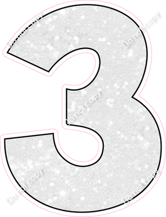 KG 18" Individuals - White Sparkle 3