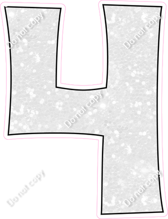 KG 18" Individuals - White Sparkle 4