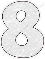 KG 18" Individuals - White Sparkle 8