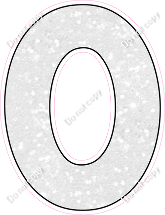 KG 18" Individuals - White Sparkle