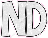 KG 18" Individuals - White Sparkle ND