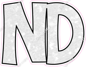 KG 18" Individuals - White Sparkle ND