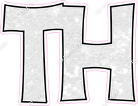 KG 18" Individuals - White Sparkle TH